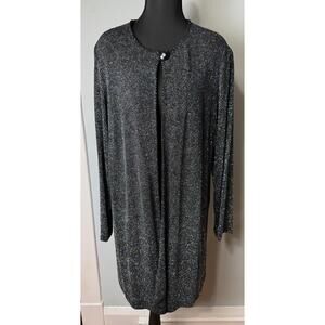 Vintage 80's 90's Sparkle Ronnie Nicole Duster Elegant Glitter Evening Cocktail